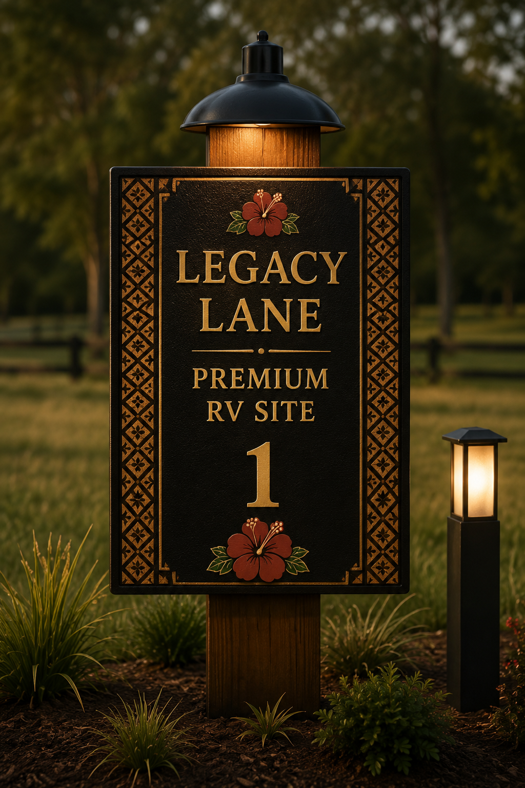 Legacy Lane — on the HMT Heritage Retreat property.